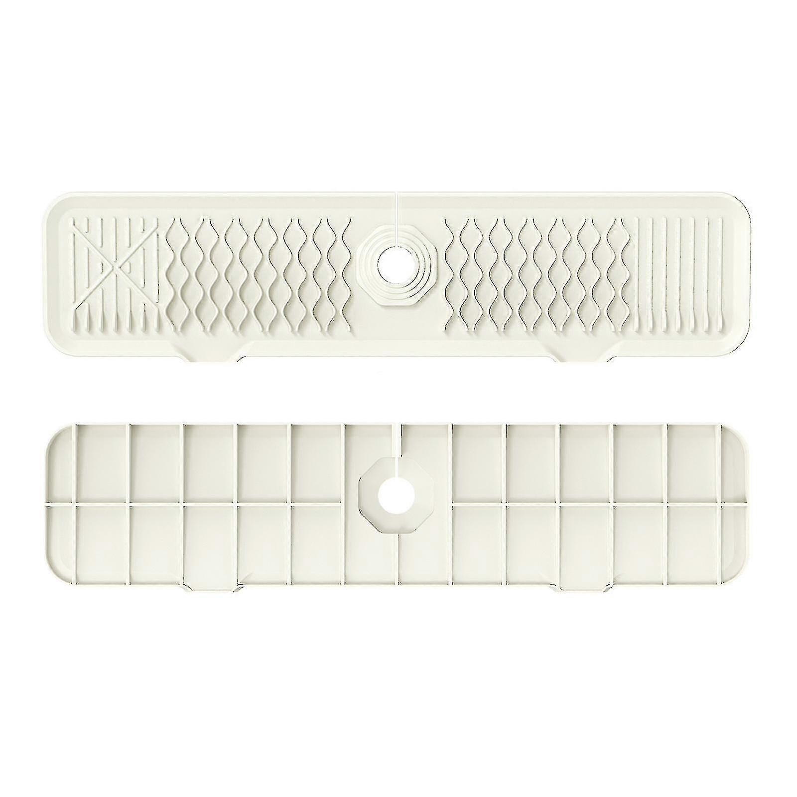 Kit Sink Mats Silic Faucet Drip Catcher Tray Fit Around The Faucet