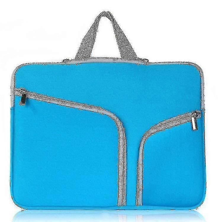 Diving Material Multi-pocket Zipper Computer Bag 11 Inch Blue (1pcs,blue)