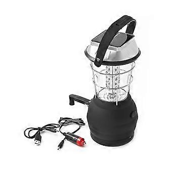 Solar Lantern,hand Crank Dynamo 36 Led Camping Lantern Emergency Light