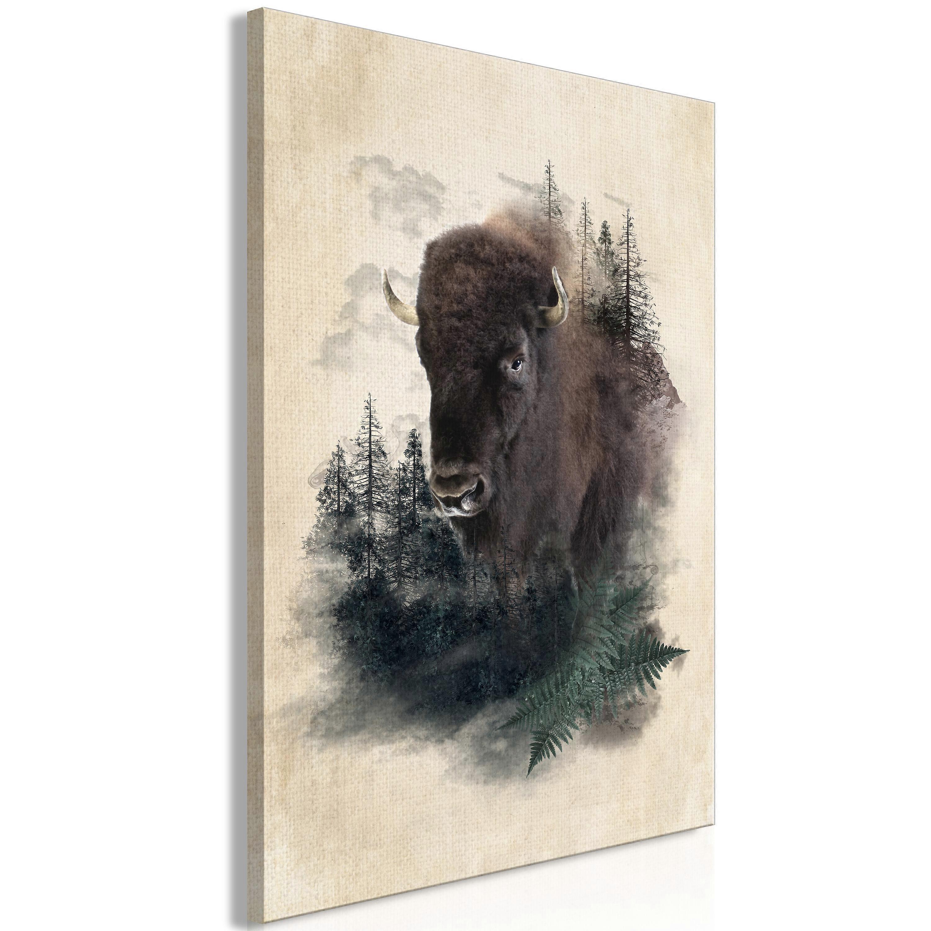 Canvas Print - Stately Buffalo (1 Part) Vertical