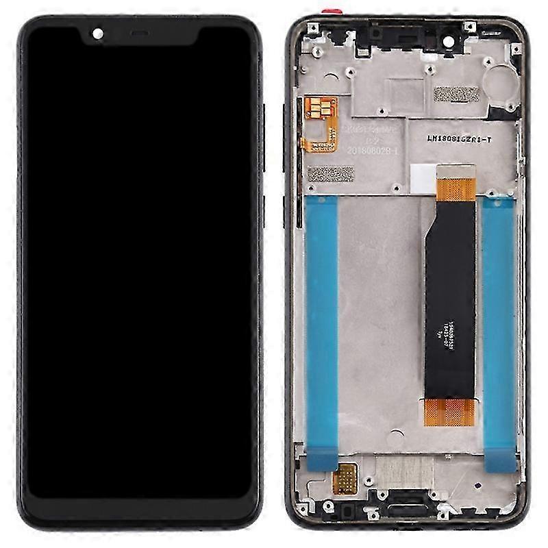 Compatible Nokia 5.1 Plus / Nokia X5 Grade C LCD Screen and Digitizer Assembly + Frame Replacement Part (wi
