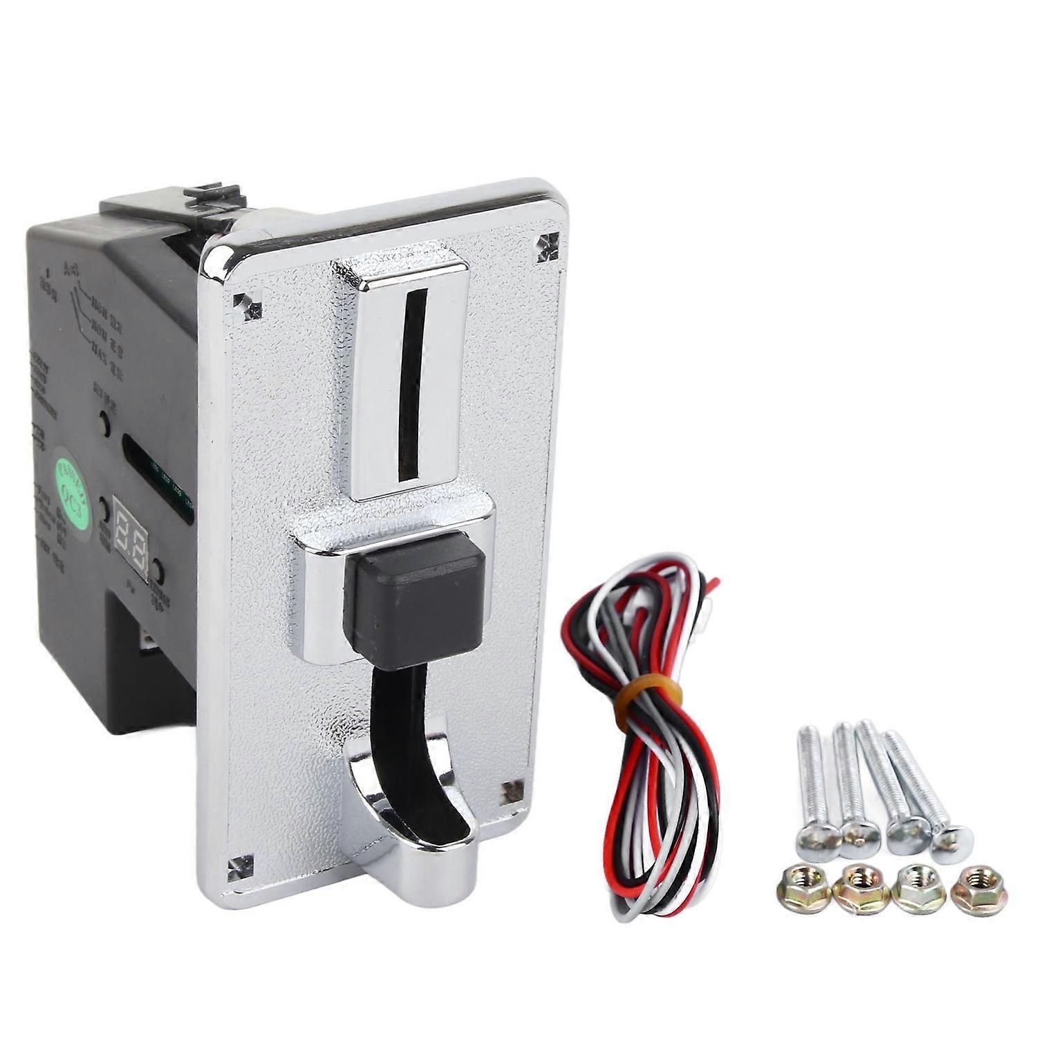 6 Type Coins CPU Multi Coins Acceptor Memory Function Refund Button Smart Game Coin Slot Acceptor fo