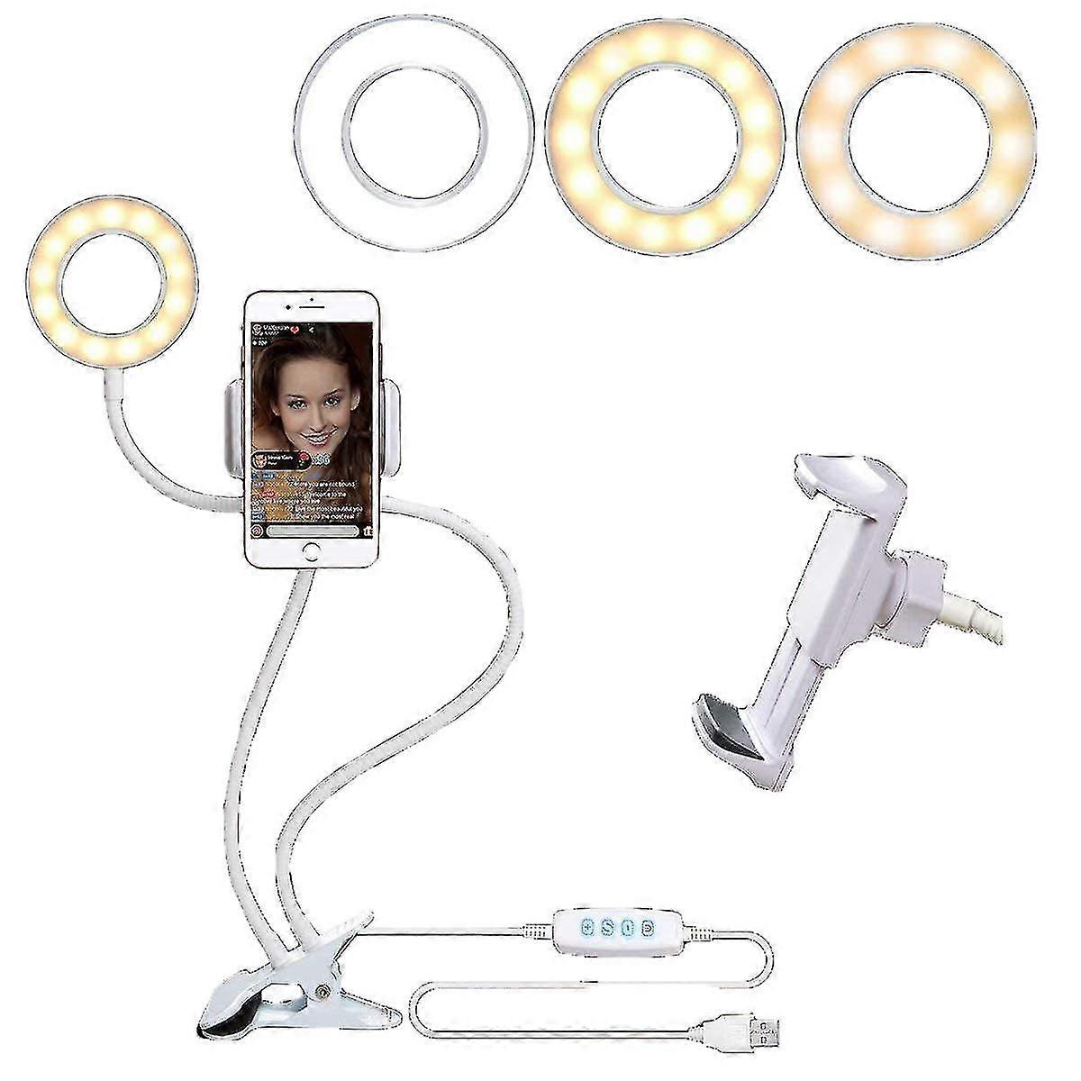 Selfie Light With Mobile Phone Holder 360