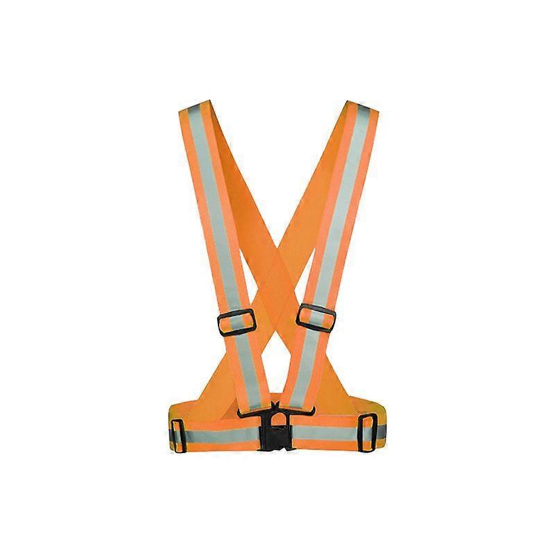 Αντανακλαστικό γιλέκο Running Gear 1 Pack, Ρυθμιζόμενο γιλέκο ασφαλείας Αντανακλαστική ζώνη υψηλής ορατότητας πορτοκαλί