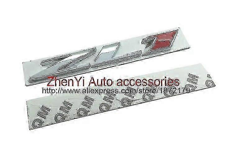 Haute qualité ZL1 camaro 3D métal voiture logo emblème latéral coffre arrière déplacement queue autocollant ~ 5697