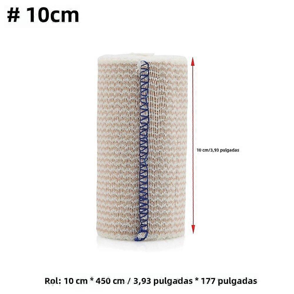 1 Roll High Quality Elastic Bandage for Compression and Support After Sports Latex Free Polyester Material with Self-Locking for First Aid