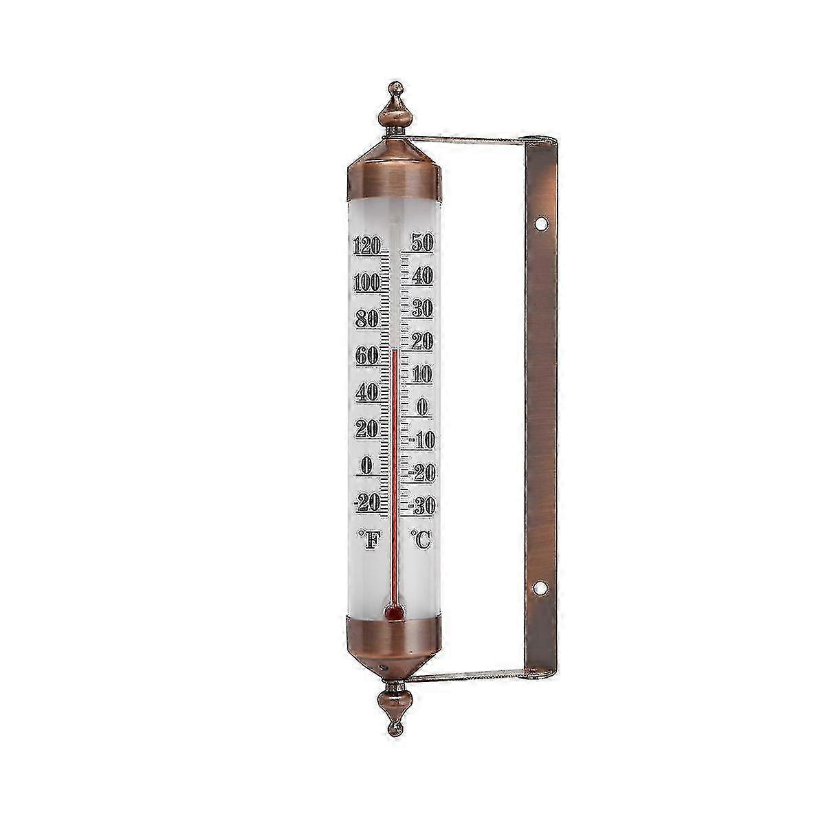 10 Polegadas Novo Termômetro de Aço Premium Decorativo Sem Fio f26