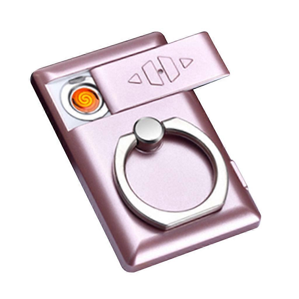 Cigarettes USB Charging Rechargeable Flameless Phone Stand Lighter