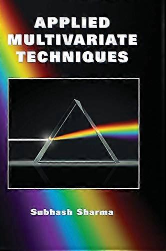 Applied Multivariate Techniques