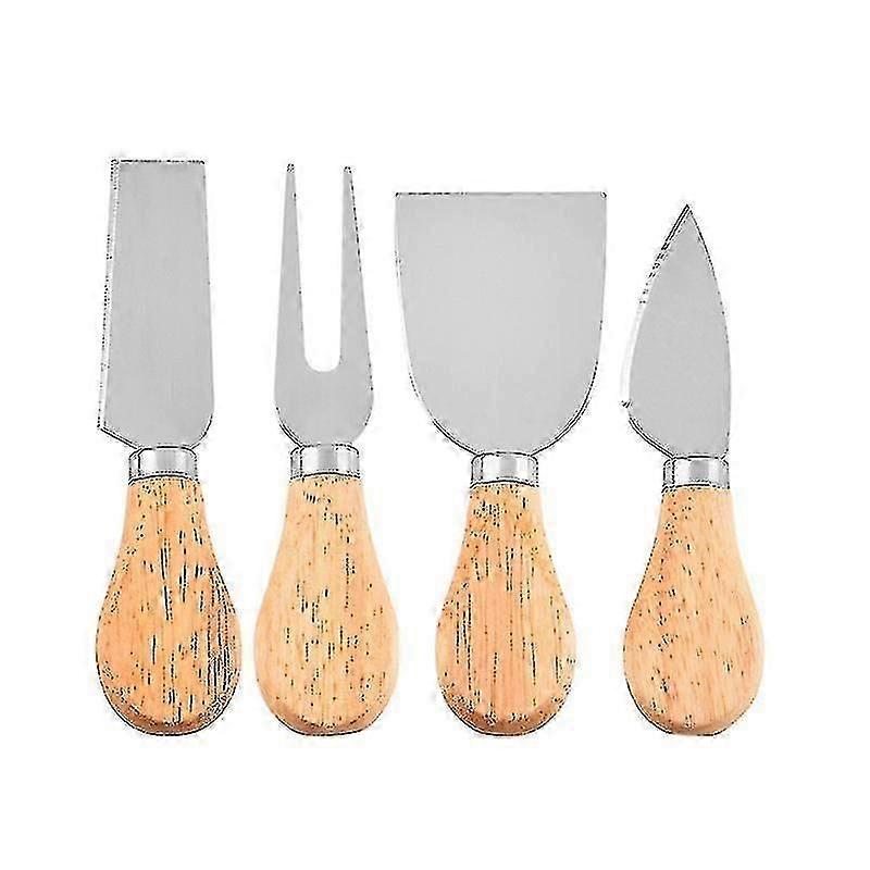 4 Pcs Stainless Steel Cheese Knife