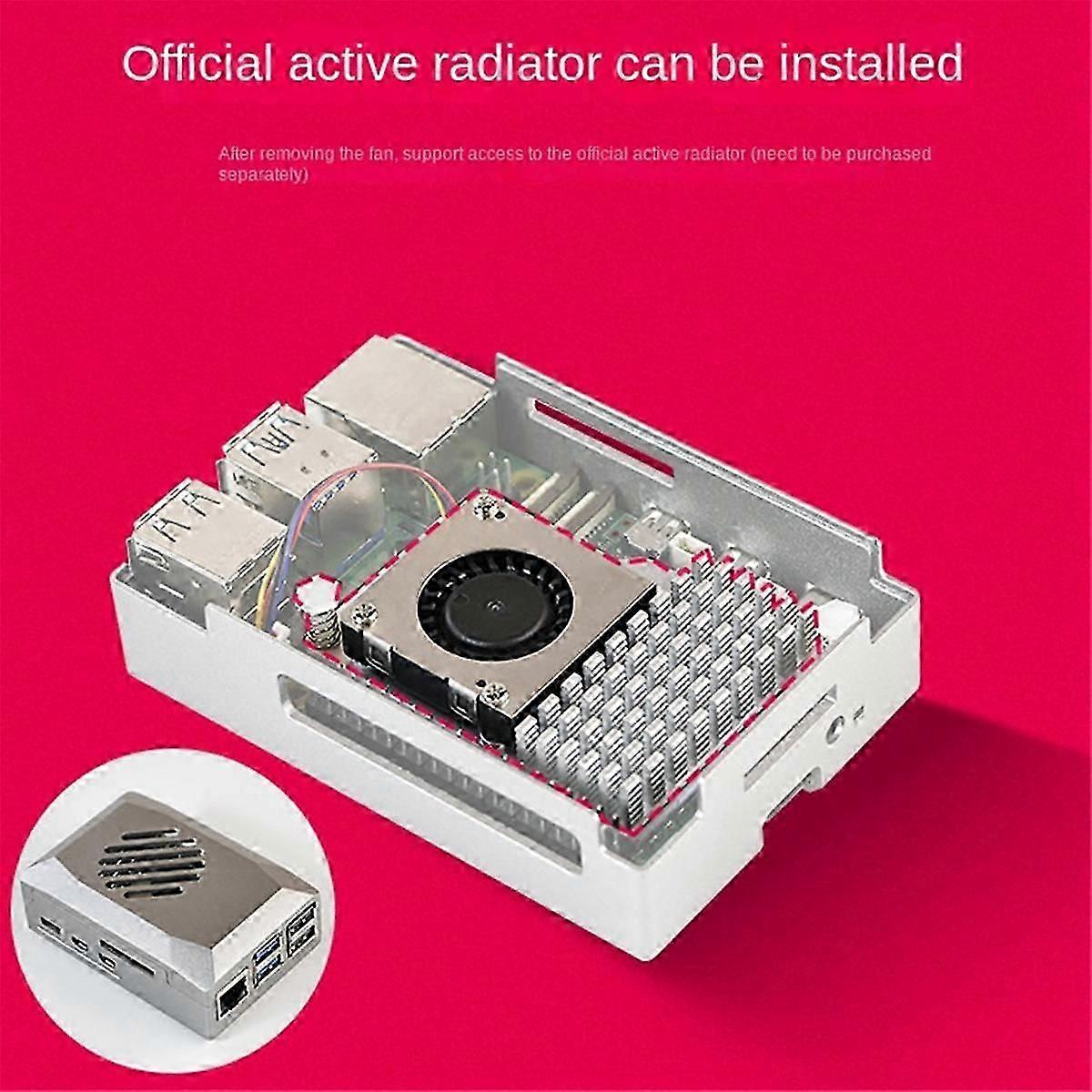 compatible with 5Th Generation ABS Shell, Cooling Protective Shell with PWM Speed-Adjustable Fan compatible with Cooling
