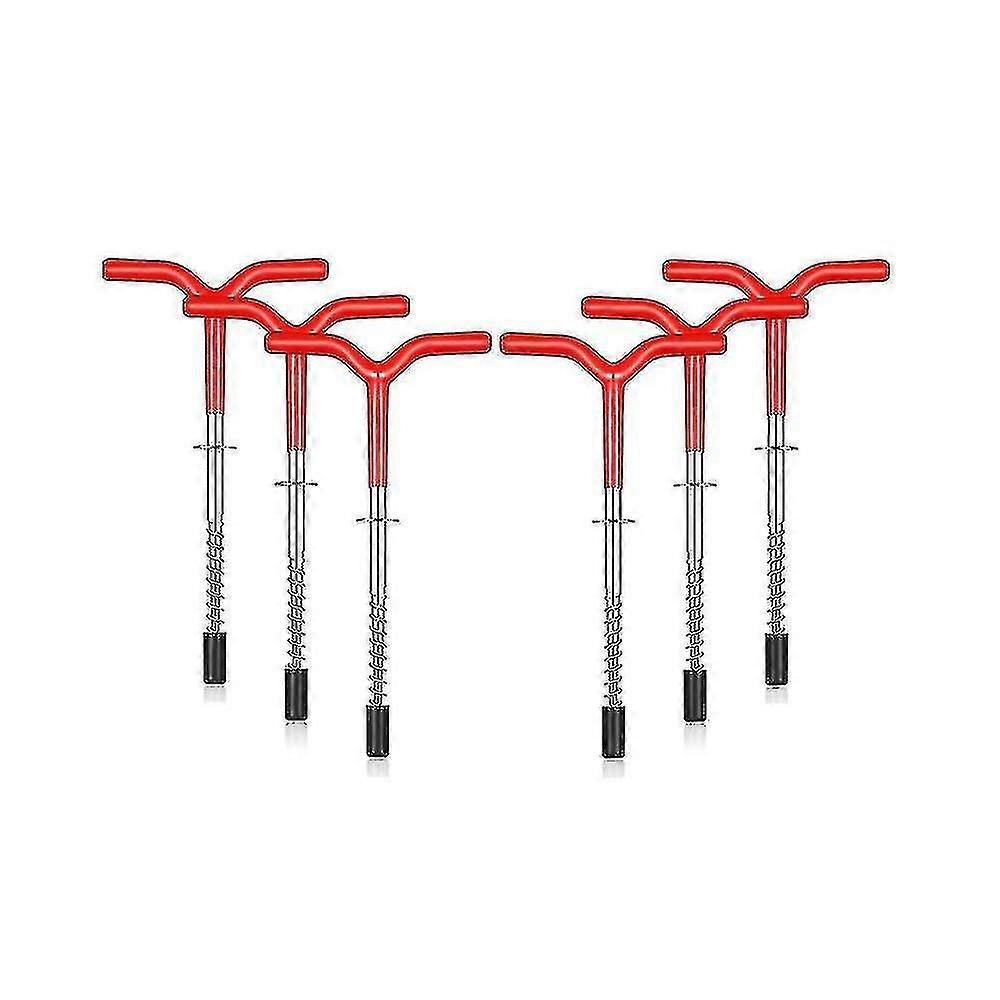 6 قطع الجليد مرساة الجليد المثاقب الجليد الصيد رود أصحاب المعادن خيمة حصص الجليد الصيد المأوى التبعي- YUHAO