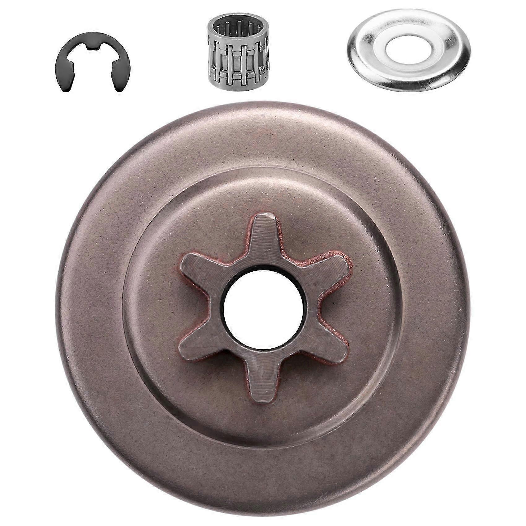 3/8 6T Clutch Drum Sprocket Washer E-Clip Kit For Chainsaw 017 018 021 023 025 Ms170 Ms180 Ms210 Ms