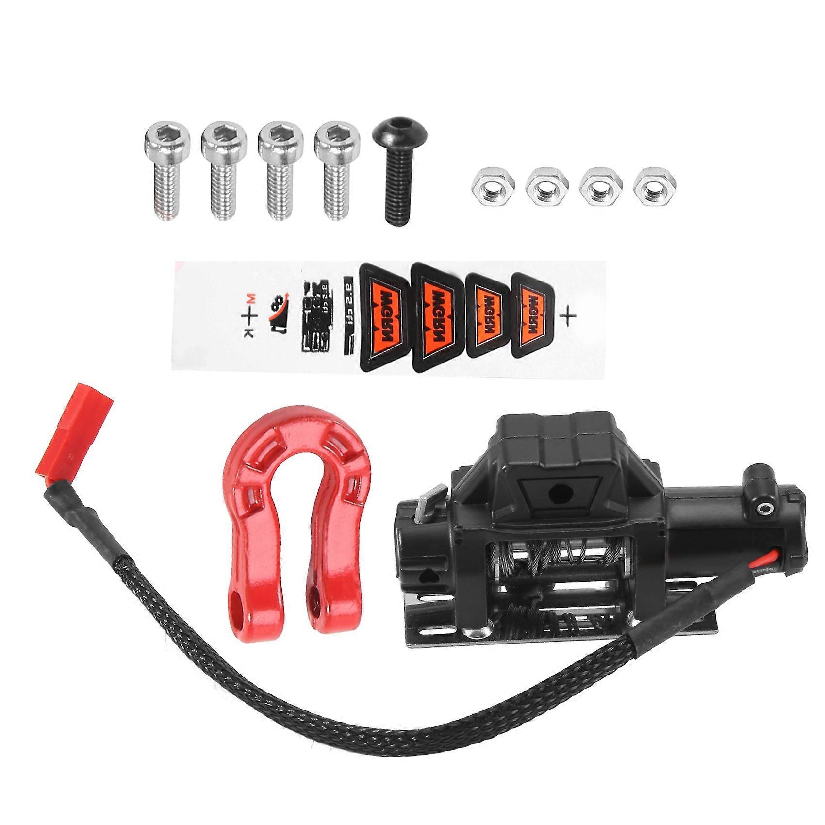 Metall Stahldraht Automatische Simulierte Winde Für 1/10 RC Crawler Car Axial SCX10 90046 TRX4 D90 Redcat