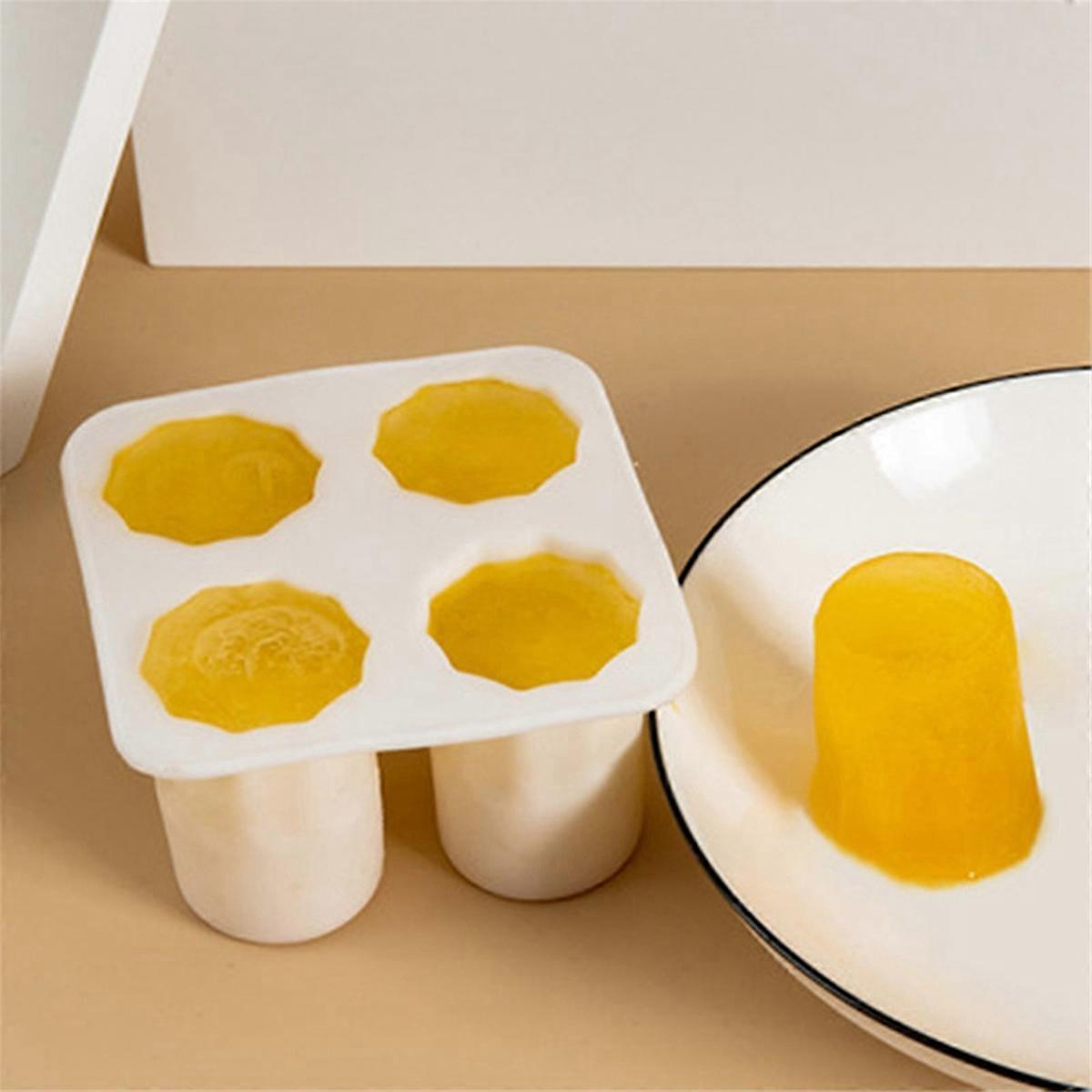 4 Cup Shape Silicone Ice Cube Mold Ice Mould Ice Cube Tray Black
