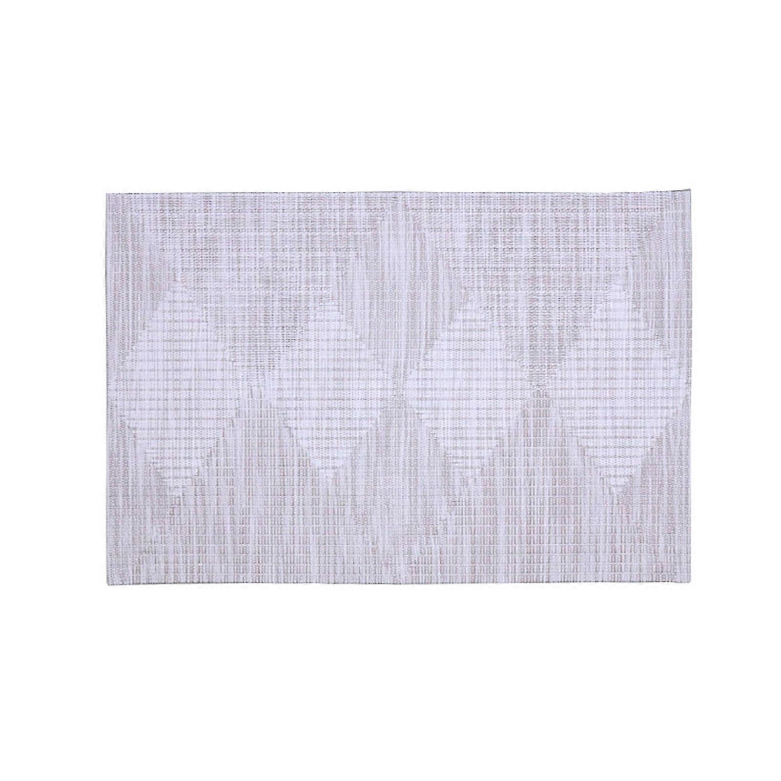 Rhombus Pattern Placemats Heat Insulation Mats Dining Tables Mat Anti-slip Mats Coasters European Style Desk Decorations White
