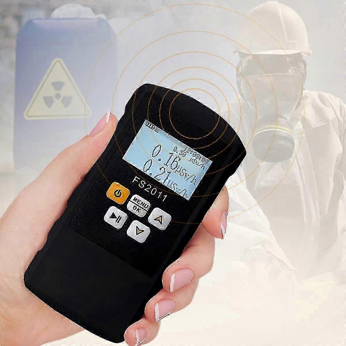 Advanced Portable Radiation Detector with LCD Display - Geiger Counter Dosimeter for Personal Safety Monitoring