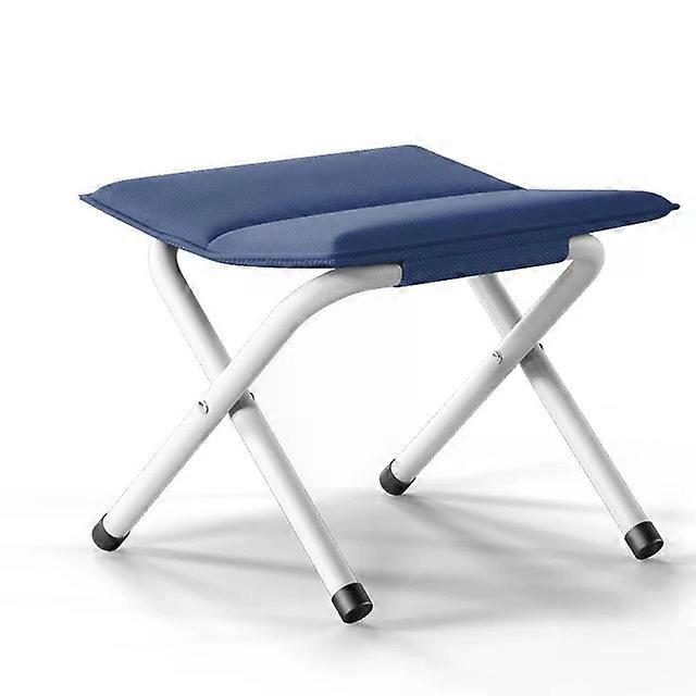 Portable Folding Stool-Lightweight,Compact,Ideal for Camping & Fishing (Navy Blue) Navy Blue
