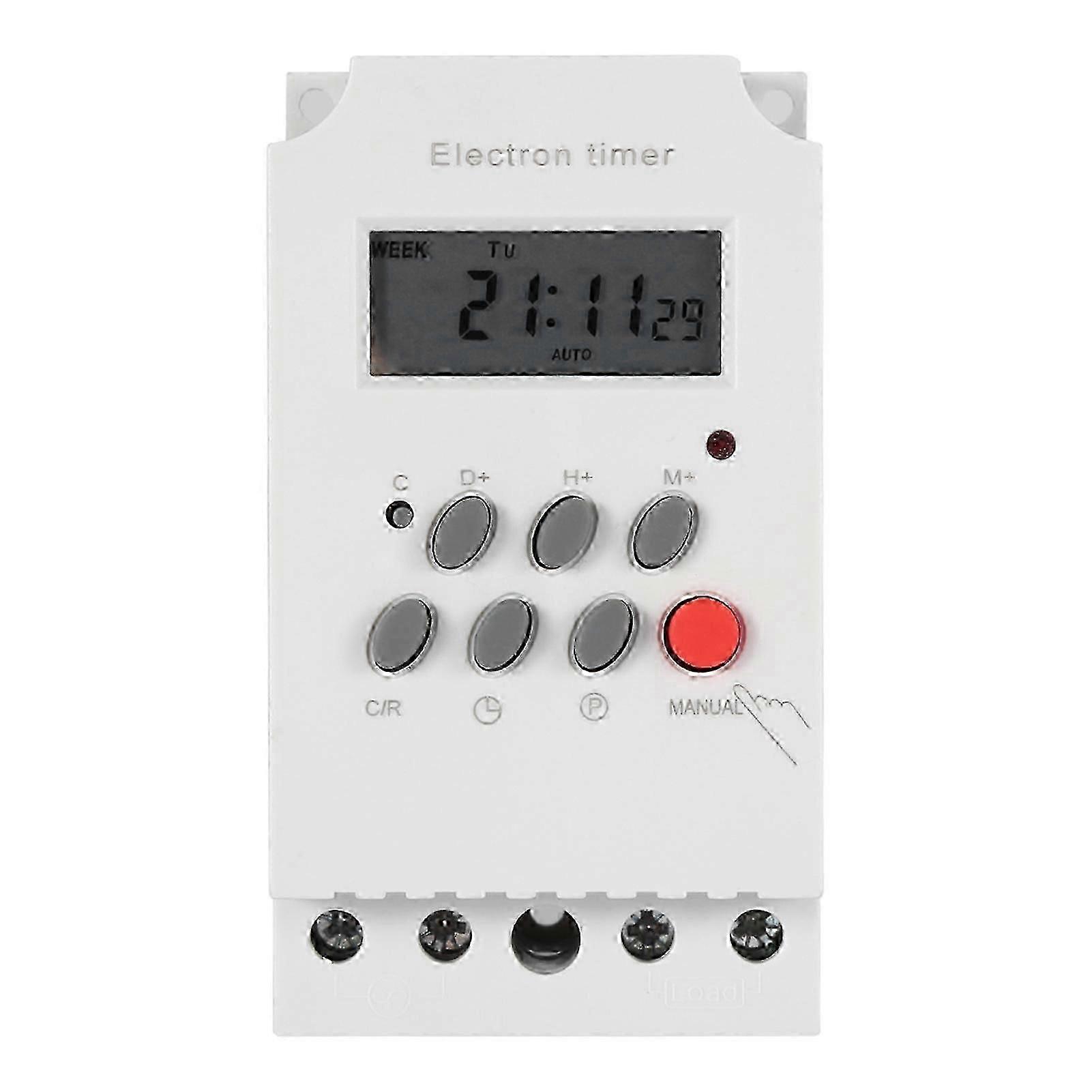 KG316T-II 30A Digital Timer Switch Programmable Electronic Time Control Switch (AC-DC 24V)