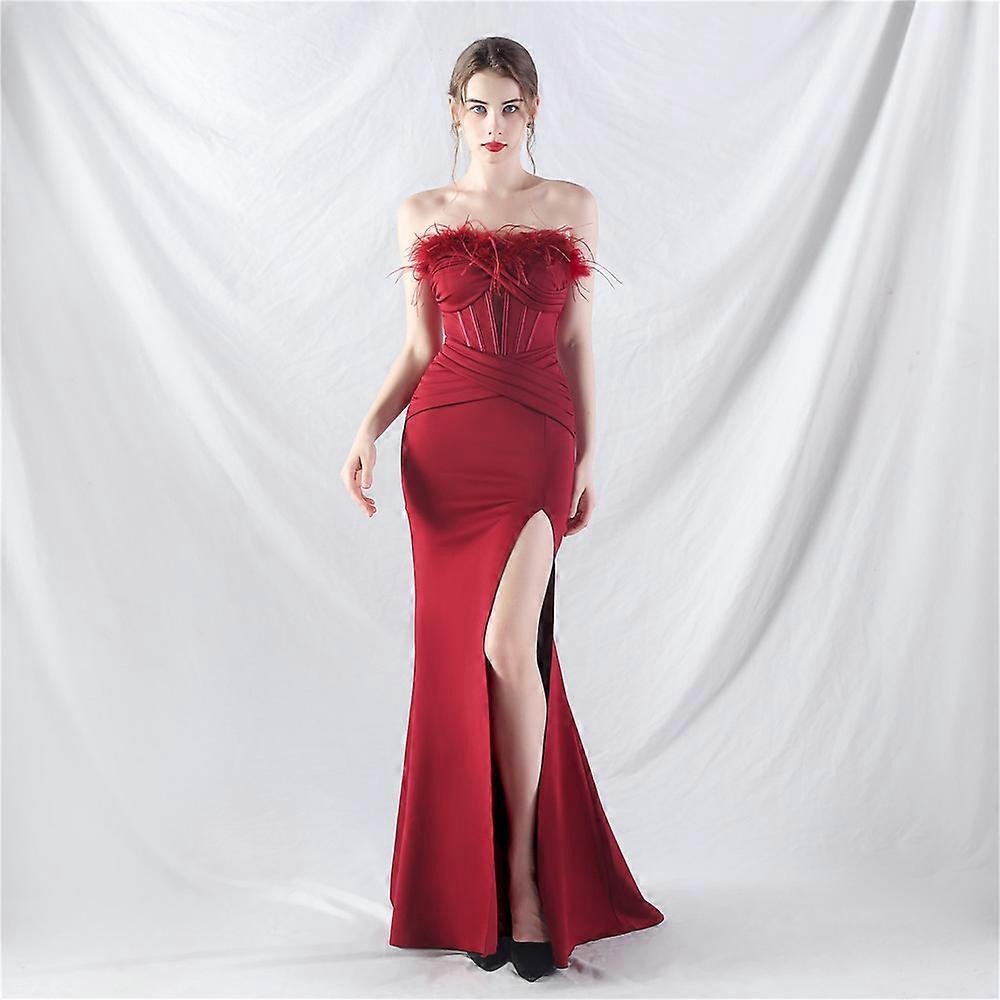strapless open back dress Reine Maxi Dress