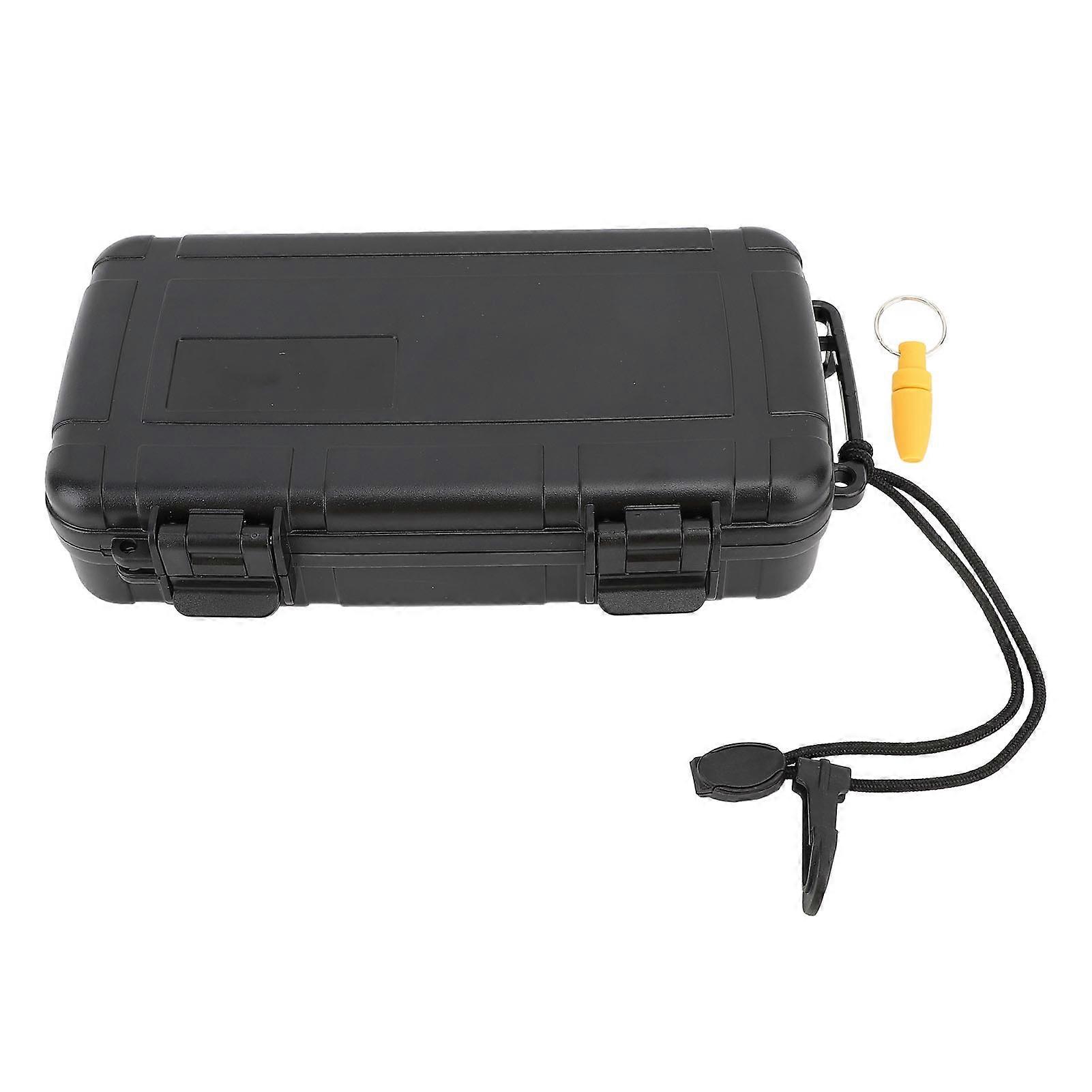 Humidor Holds 5 Cigars ABS Sealed Portable Desktop Cigar Storage Case with String Handle for Travel