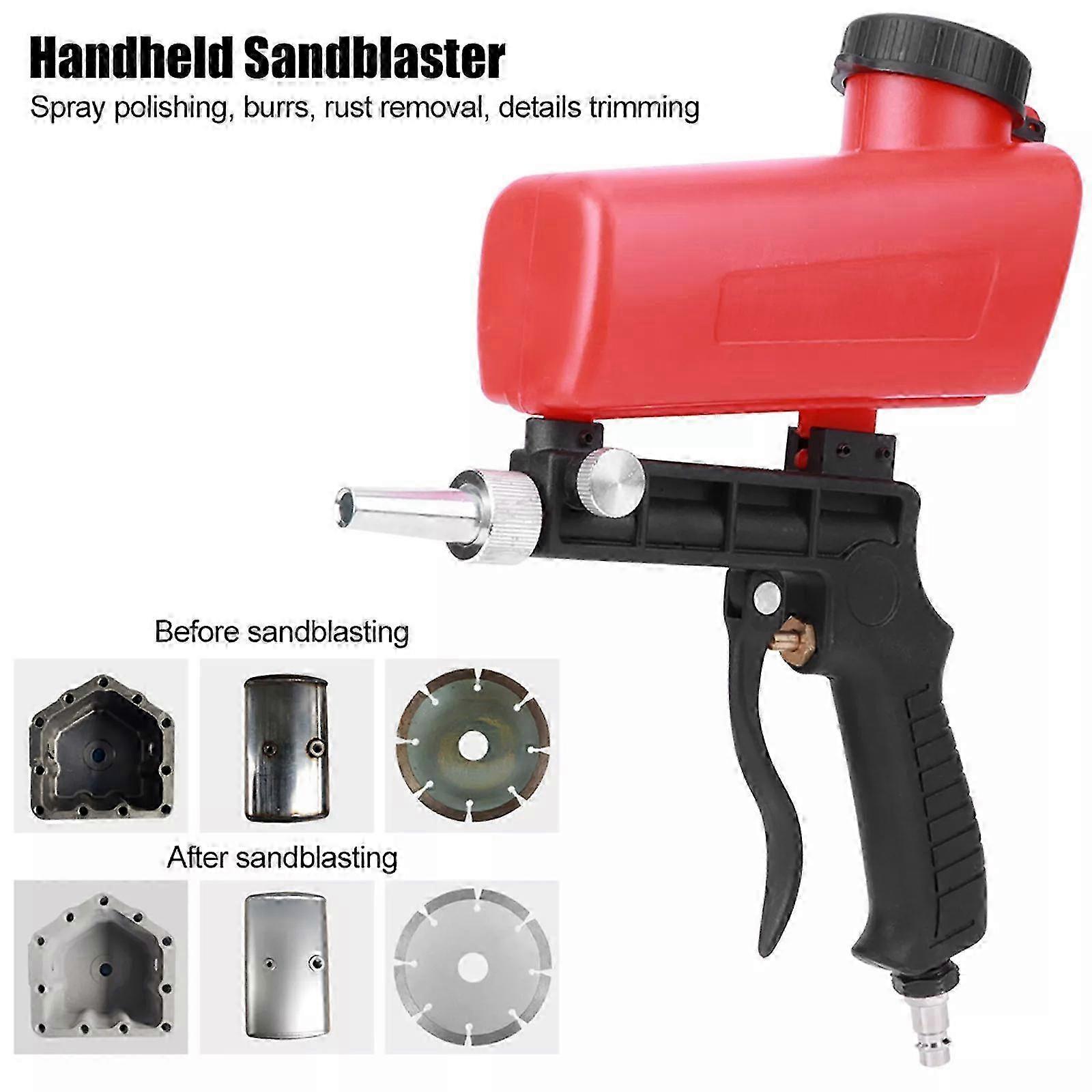 Pneumatic Sandblasting Machine Handheld Spray Mini Sandblaster Hand Tool jn - FFY