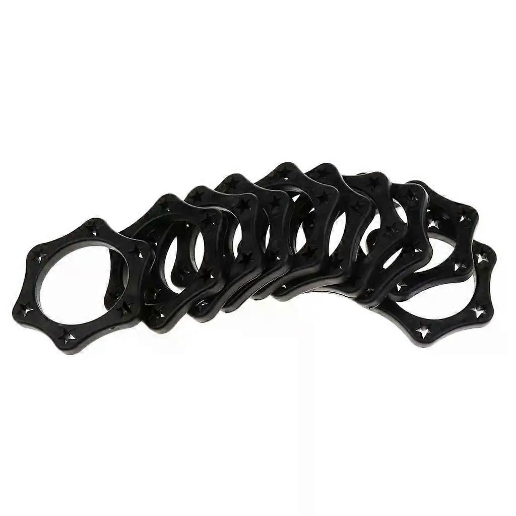 Hexagonal Mic Slip Holder Roller Wireless Microphone Protection Ring 10pcs