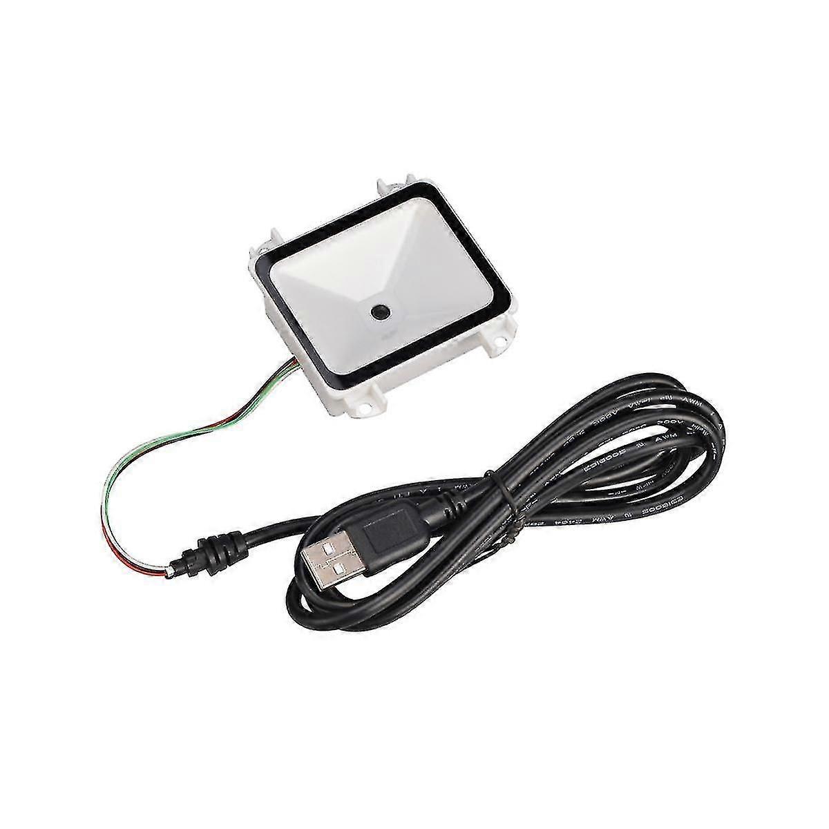 Lecteur de codes-barres 2D intégré USB QR Lecteur de codes-barres RS232 TTL Interface Kiosque Petite imprimante de codes-barres à installation fixe