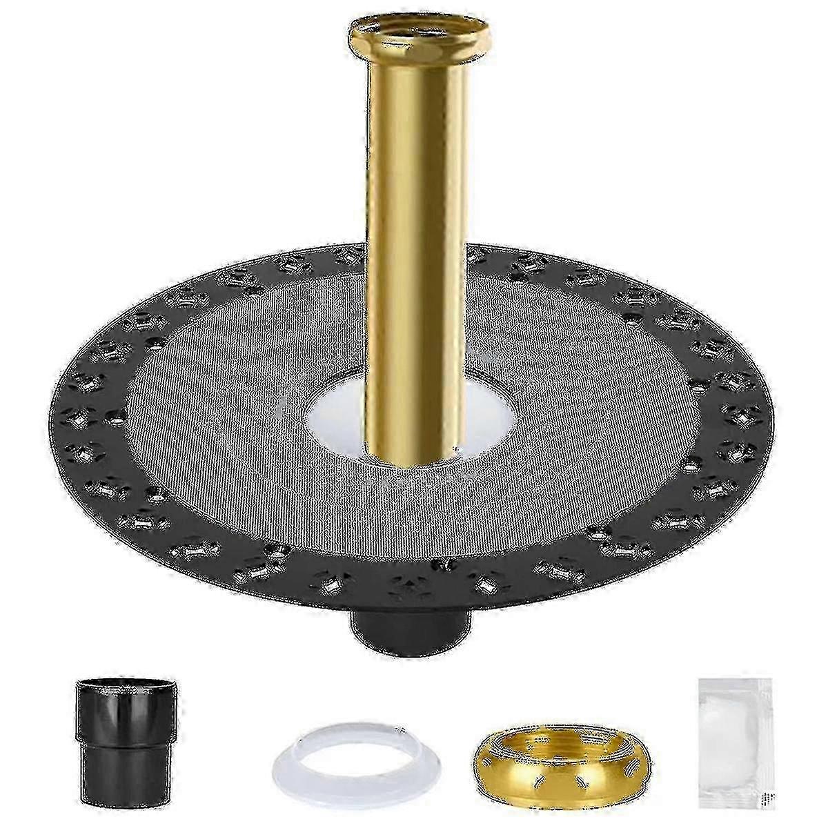 Drain de baignoire autoportant Rough In, Base 12 pouces, Kit îlot, Autonome