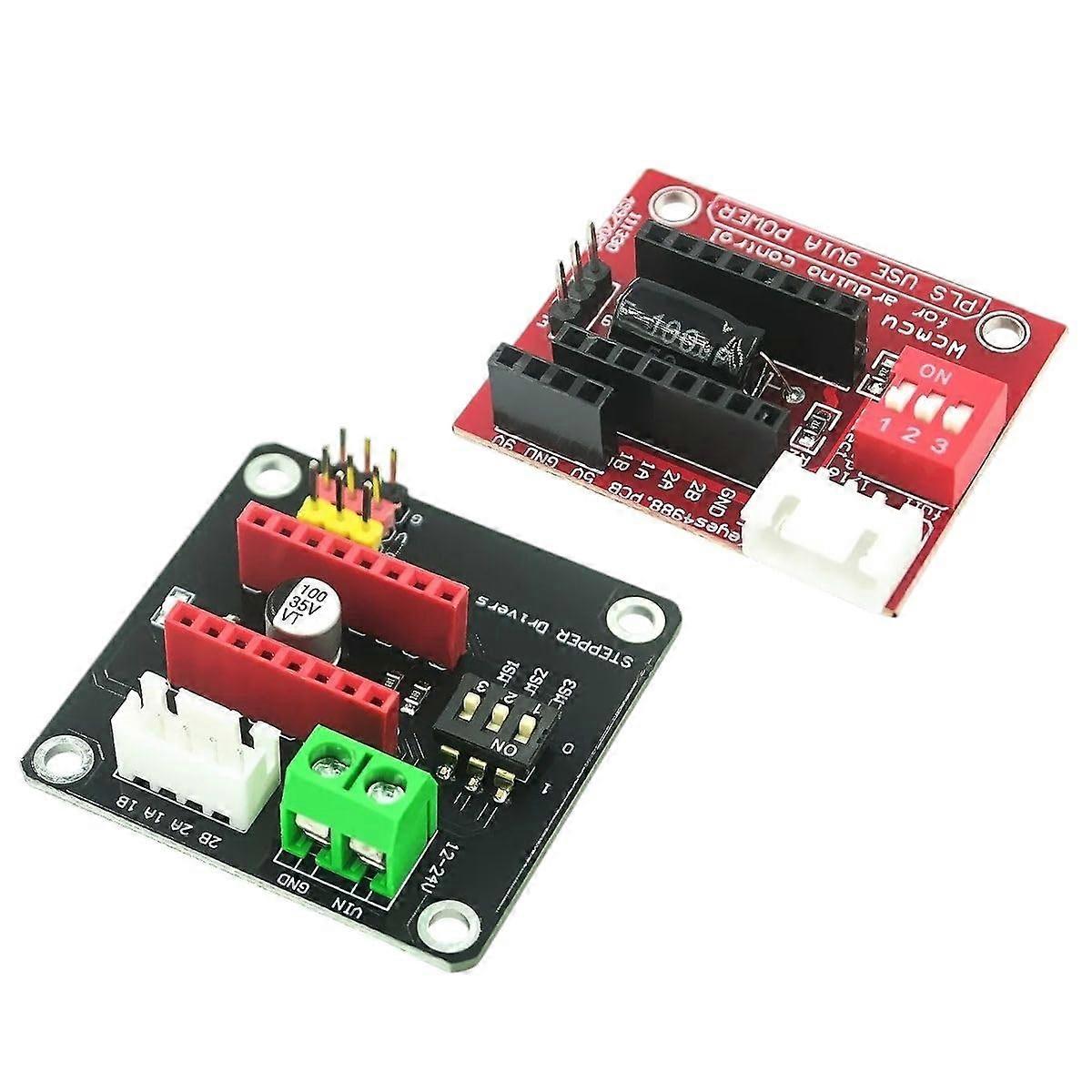 42 Stepper Motor Driver Expansion Board DRV8825 A4988 Control Shield Module for Arduino UNO R3 Ramps 1.4 DIY Kit