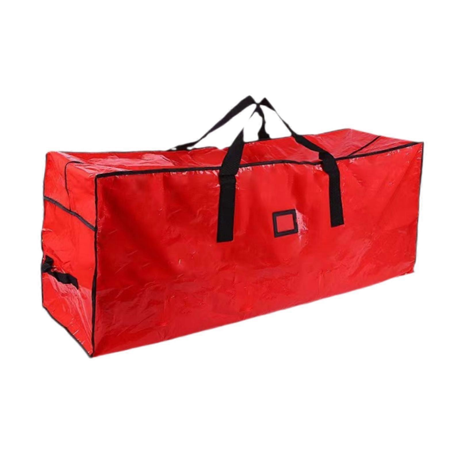 Christmas Tree Storage Bag with Carry Handles PETG Dustproof Zippered Bag Xmas
