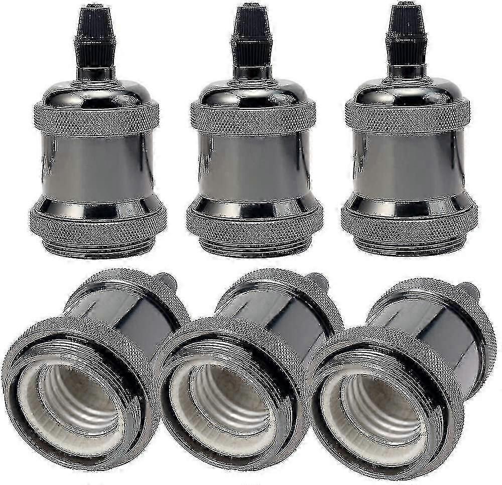1pc E27 Lampholder, Retro Pendant Lamp, Solid Copper Socket For Ceiling Diy Hanging