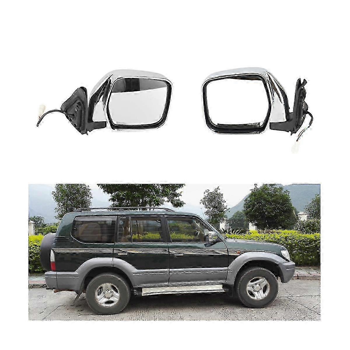 Heated Left Side Mirror for Land Cruiser Prado LC90 1996-2002
