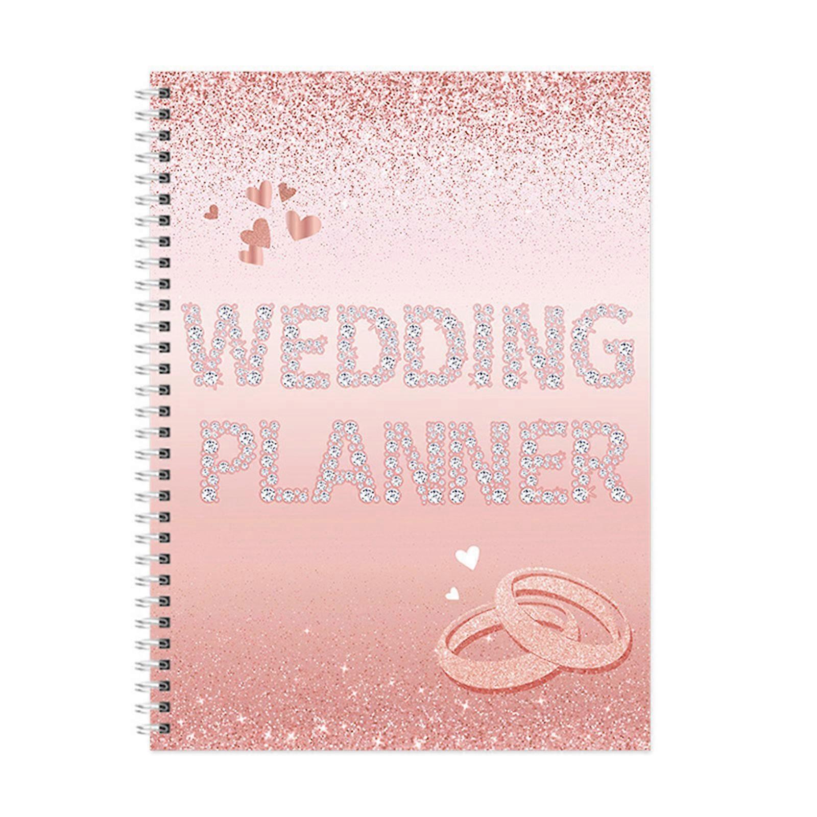 Stylish Wedding Planner Notebook Bride Planning Checklist for Bride Grooms and Coordinators to Organize Every Detail