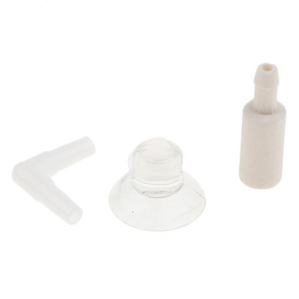 3x Plastic Aquarium 2 Diffuser with Suction Cup