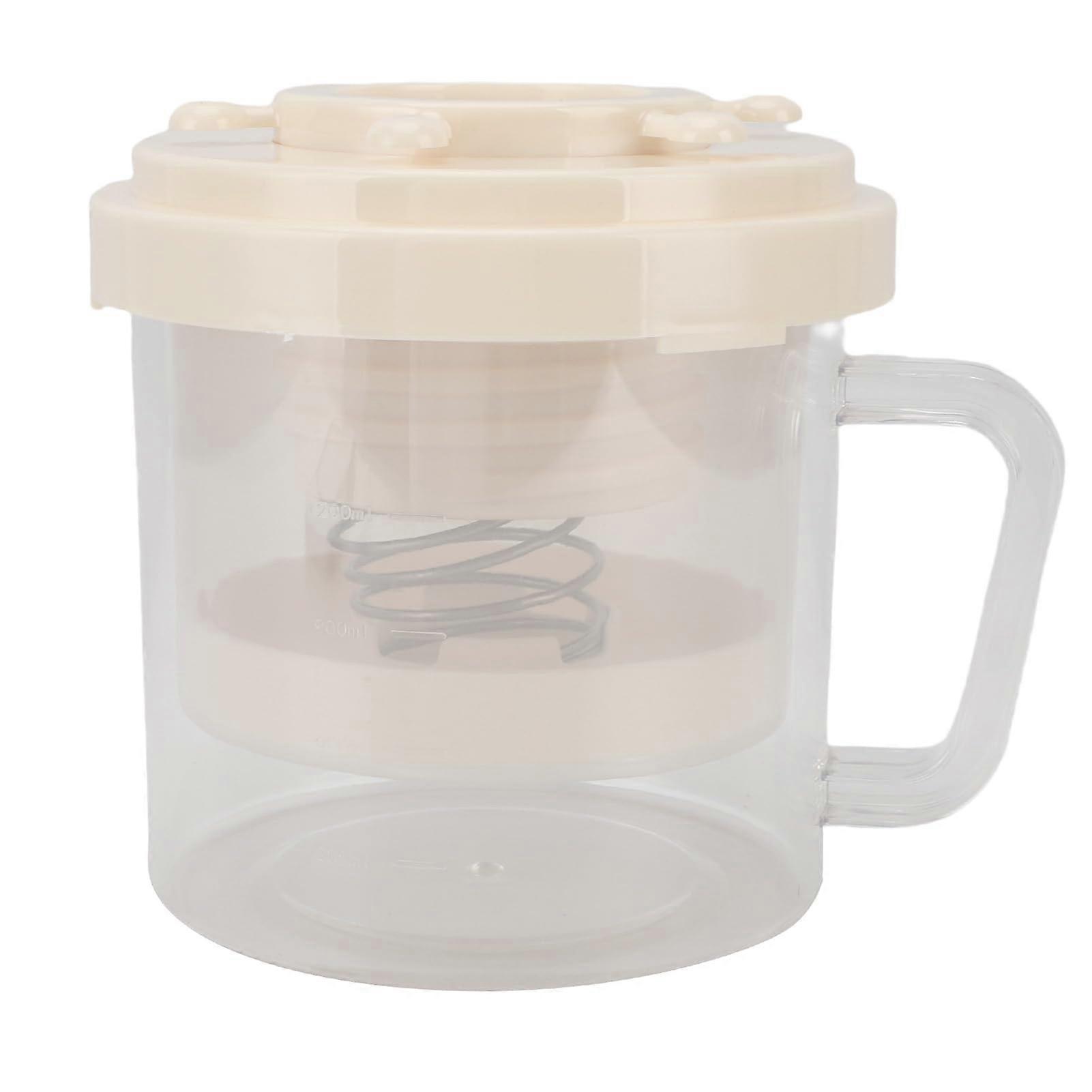 Greek Yogurt Strainer with Fine Mesh - Multi-Purpose Efficient Filtration, Beige, Durable Material, Easy to Use