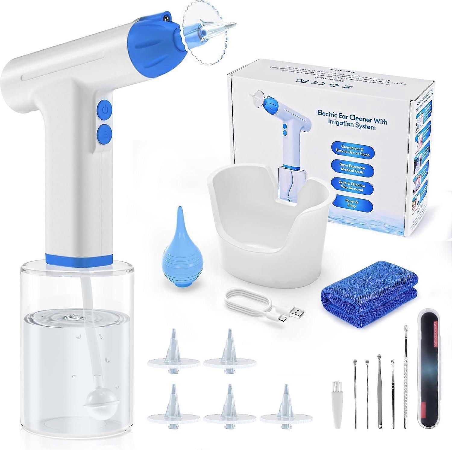 2025 Latest Model Ear Wax Removal-Electric Ear Cleaning Kit with LED Light-Ear