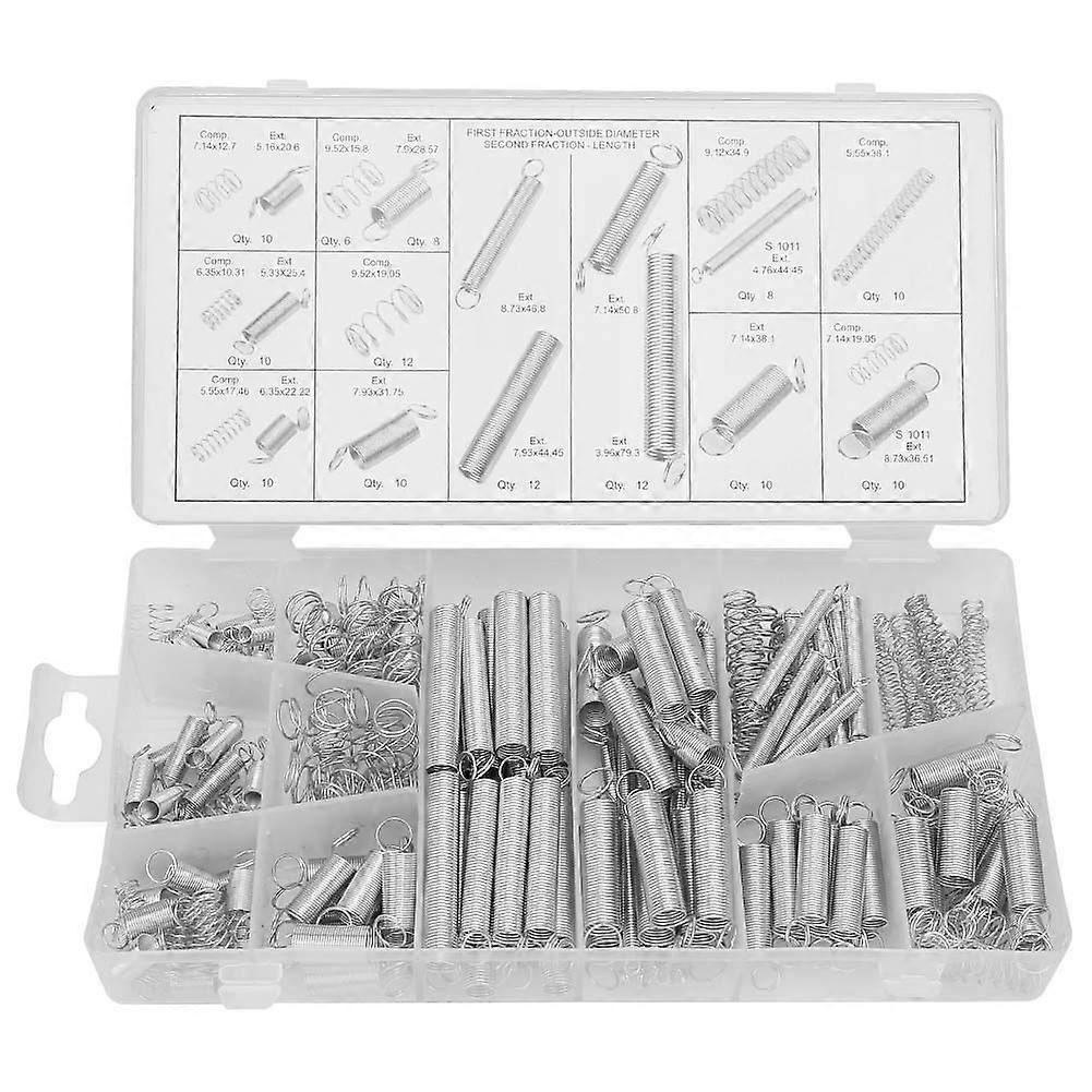 High quality  HakkaDeal 200PCS Spring Extension Spring Compression Spring Set