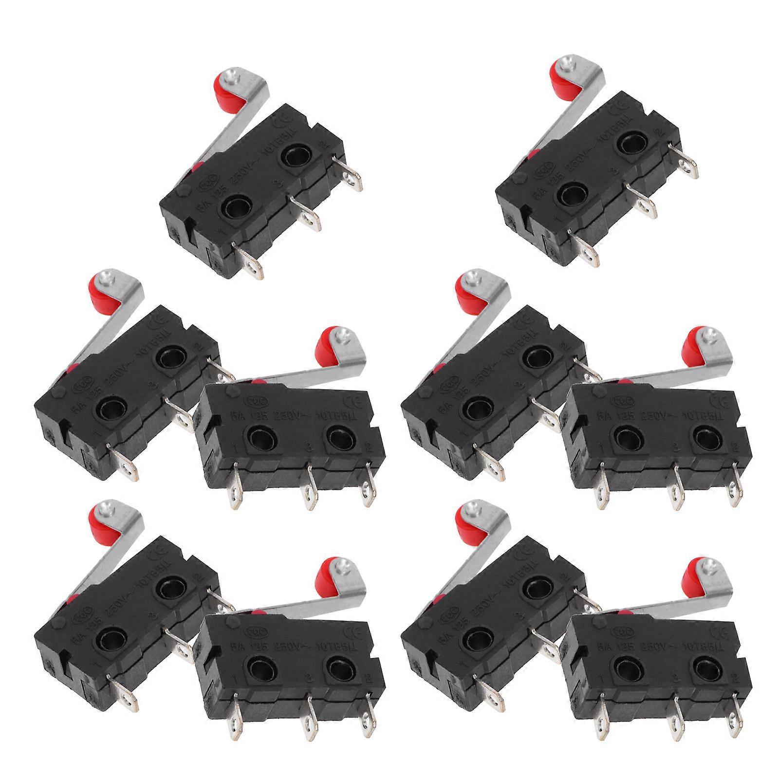 Momentary SPDT Switch, 1NO 1NC Contacts, 3-Pin Terminals for Reliable Connections