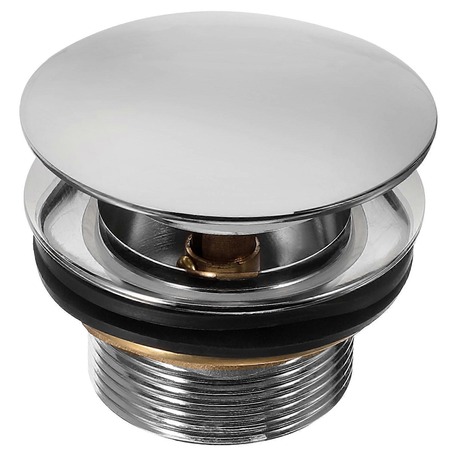 Bath Tub Drain Filter Replacement Easy Install Plug for Effortless Water Drainage Foot Operated Design Practical Bathroom Use