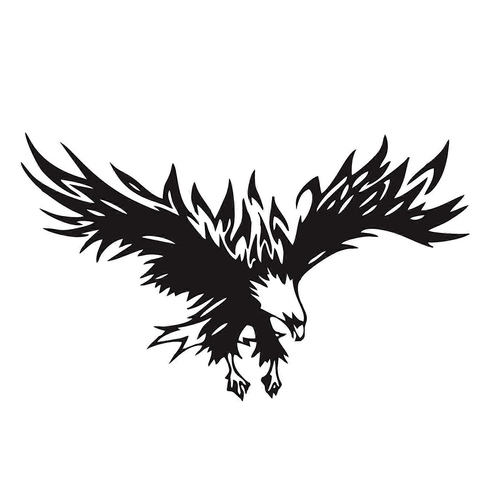 Car Sticker Eagles DIY Styling Decorative Eagle Graphic Car Sticker Universal Auto Body Hood Decal Accessories Black