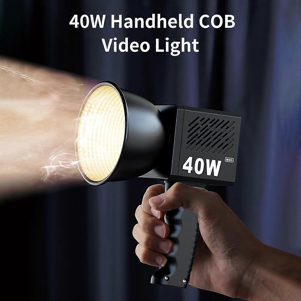 Portable COB Video Light: Compact, Dimmable, Battery-Powered for Photography & Video