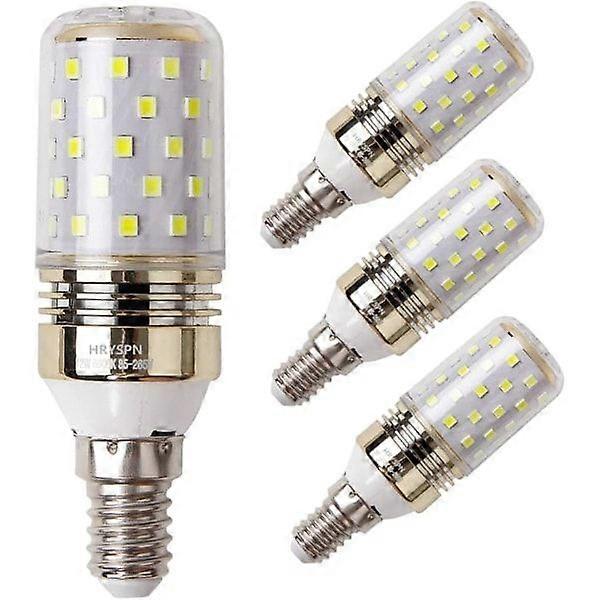 LED corn lamp E14 12W 1100LM, cool white 6000K (4-PACK)