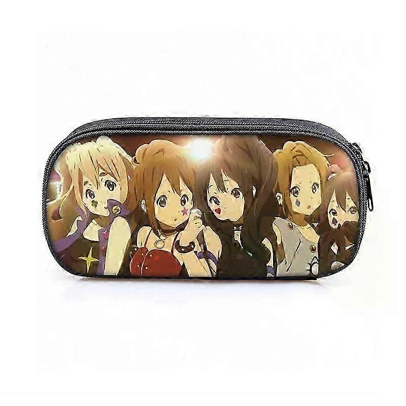 Pencil Bag for Teenagers Featuring Hirasawa Yui and Akiyama Mio Designs, Ideal for School Use, 156 Model