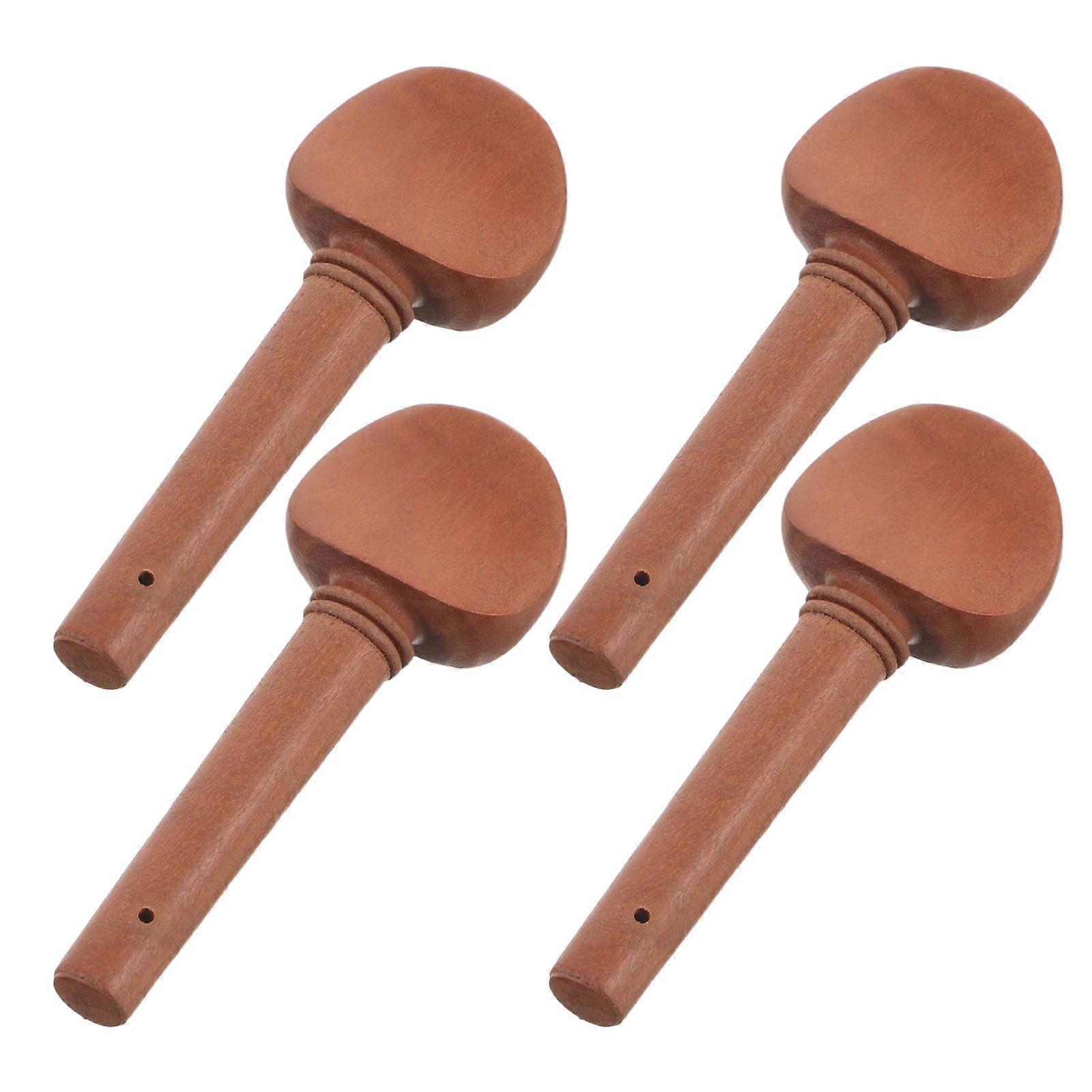 Wooden Tuning Pegs Violin Tuning Pegs Violin Replacement Parts Performance 4Pcs Jujube Wood