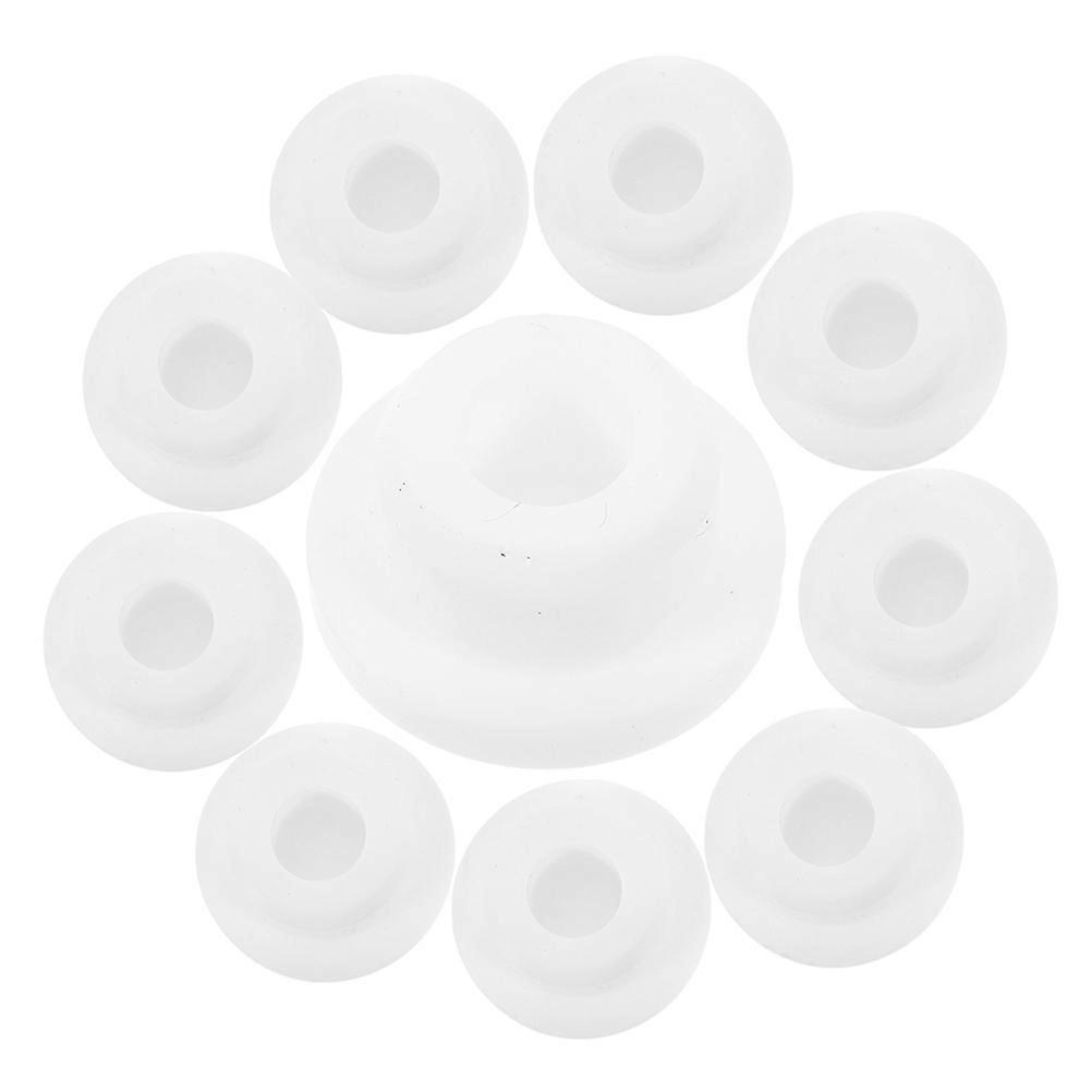 10 Pack Overflow Drain Covers for Bathroom Sink and Washbasin – Leak Resistant Plastic Plugs Fit for Various Sink Types – Practical Solution for