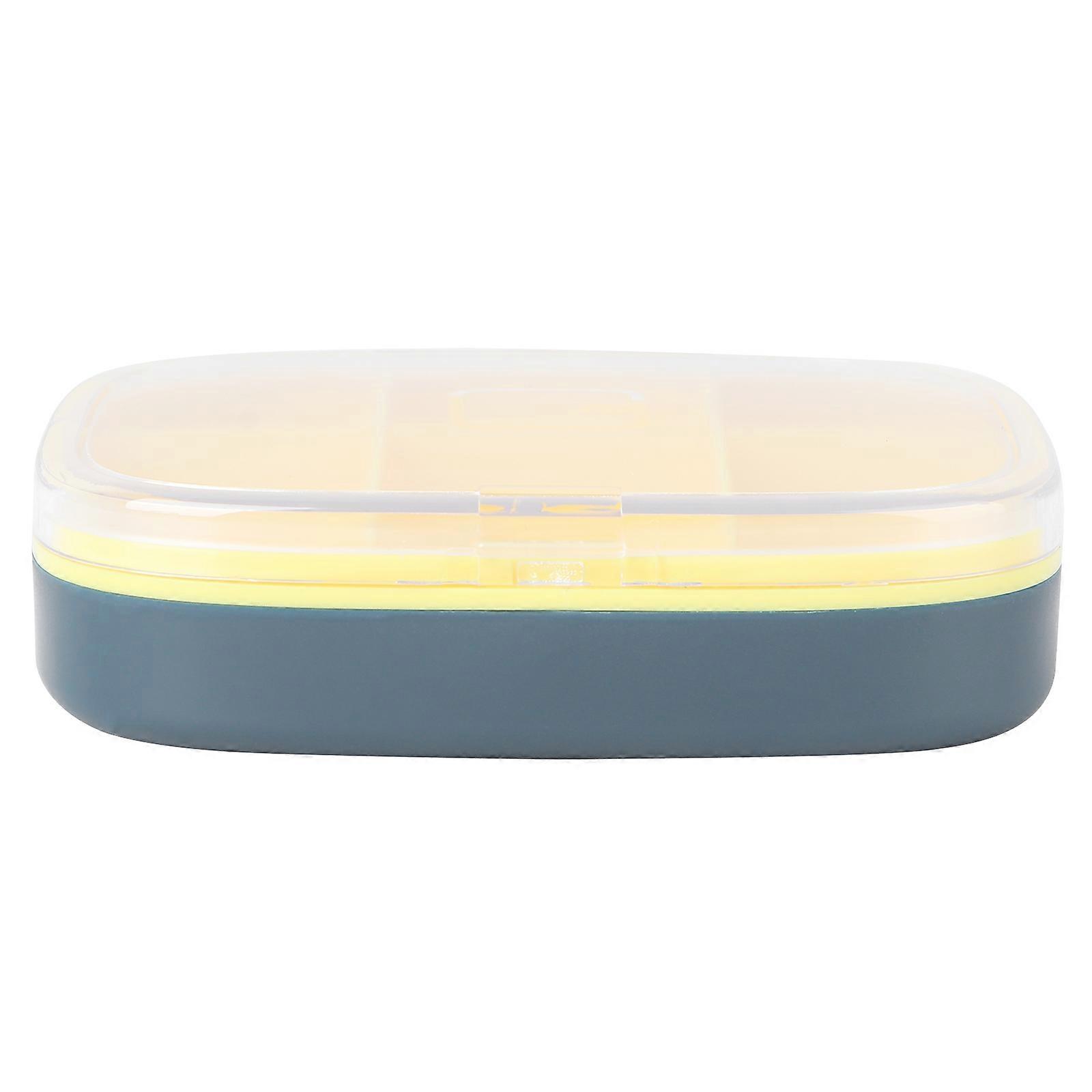 Small Pill Holders Plastic Multi-Grid Pill Organizer Medicine Planner Weekly Use 1Pcs