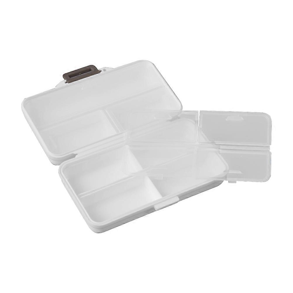Portable Pill Organizer Small Case Storage Container 12x7.5cm 1Set