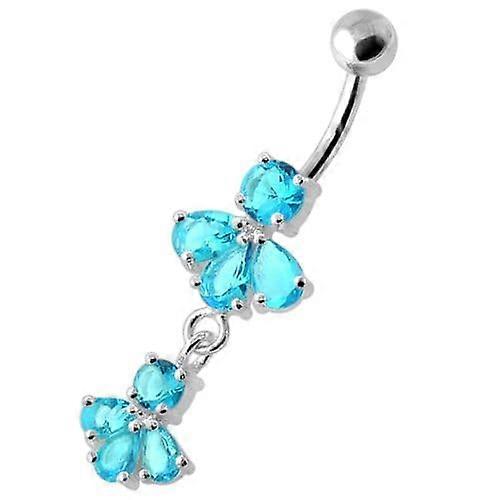 Tri Tear Drop Juvelbesatt Magering