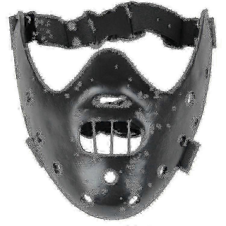 Hannibal Mask Horror Hannibal Strašidelný pryskyřicový Lecter Mlčení jehňátek Maškarní Cosplay Party -JA